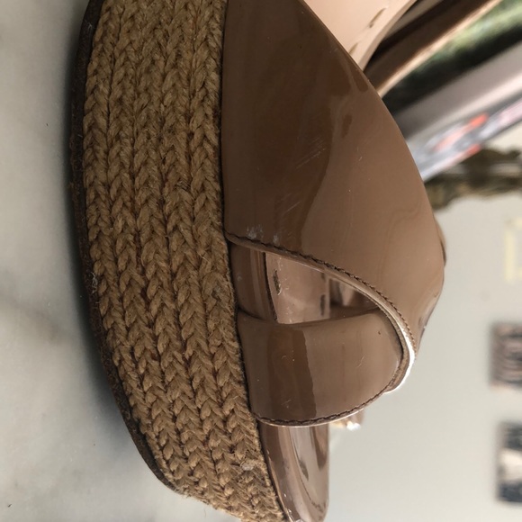 Miu Miu patent leather espadrille sandal heels - Picture 5 of 8